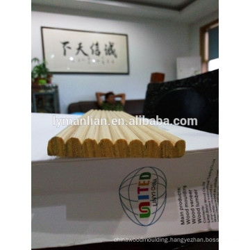 high quality teak wood moulding/ wood carving Linyi Baiyi made